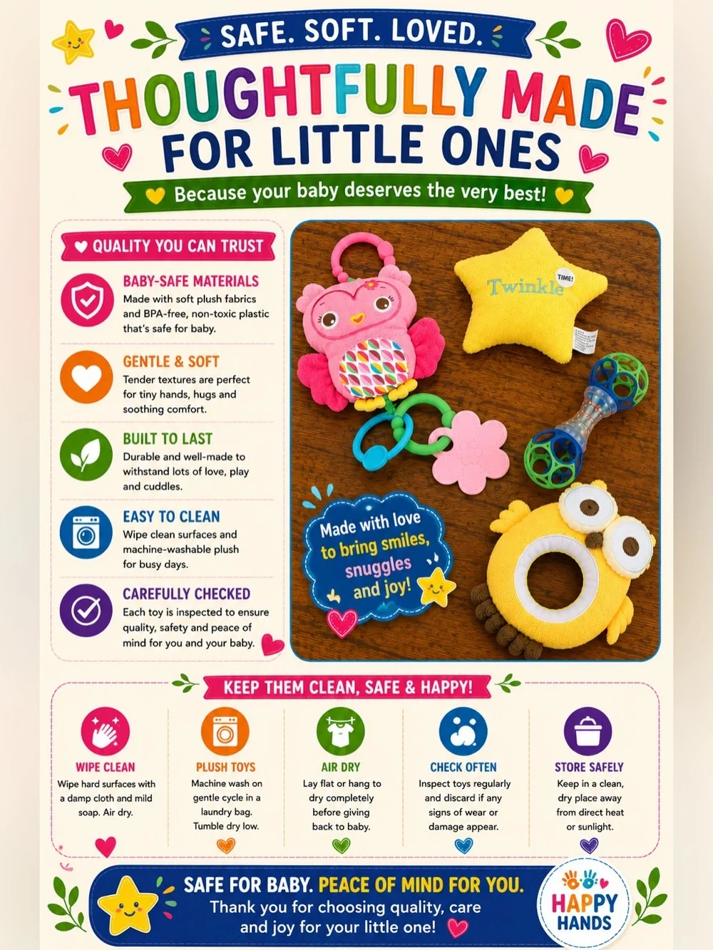 Baby Miscellaneous Toy Bag For Littles